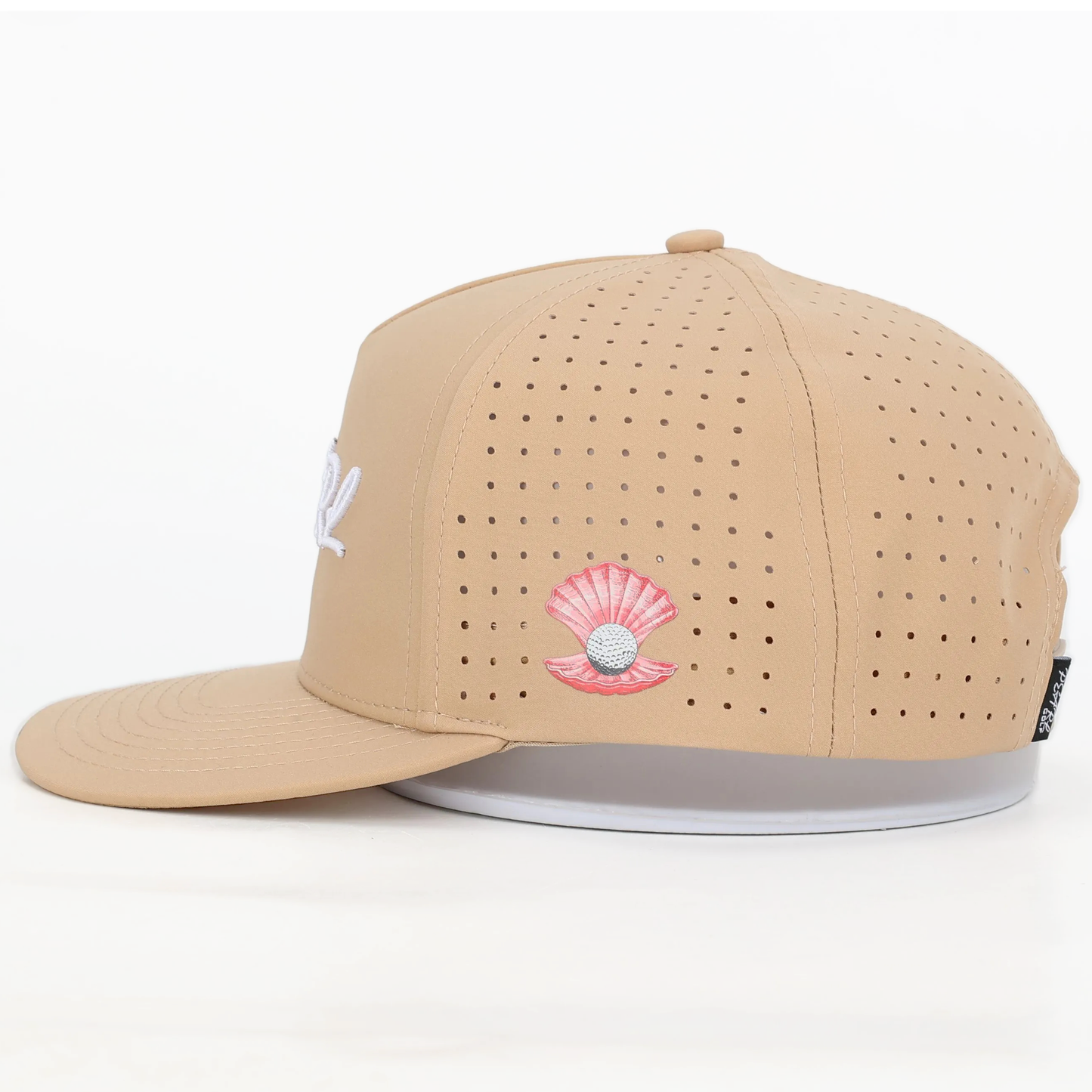 Pearl Golf Cap 'Tan/White'