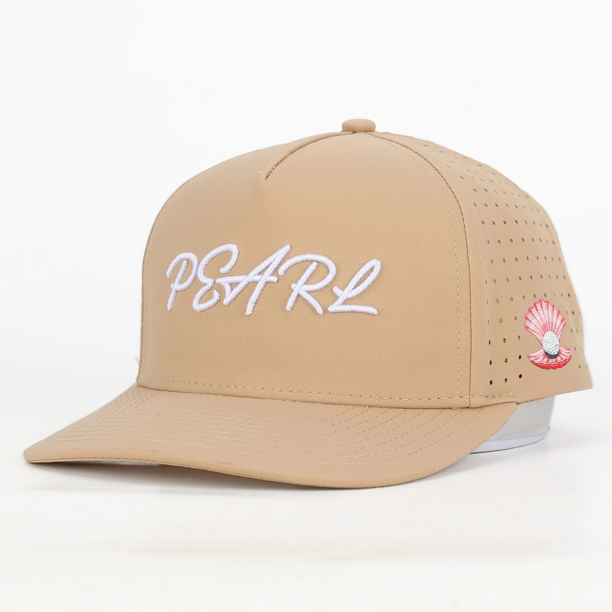 Pearl Golf Cap 'Tan/White' - Main Image