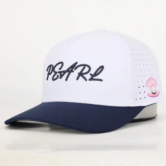 Pearl Golf Cap 'White/Navy'